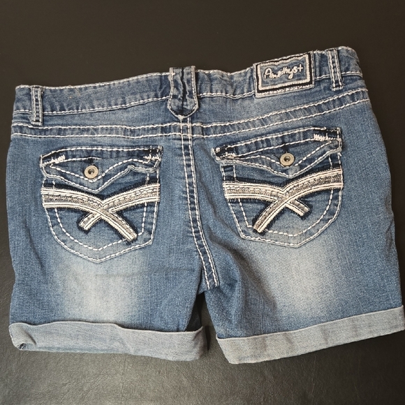 Amethyst Blue Jean Shorts - Picture 11 of 11